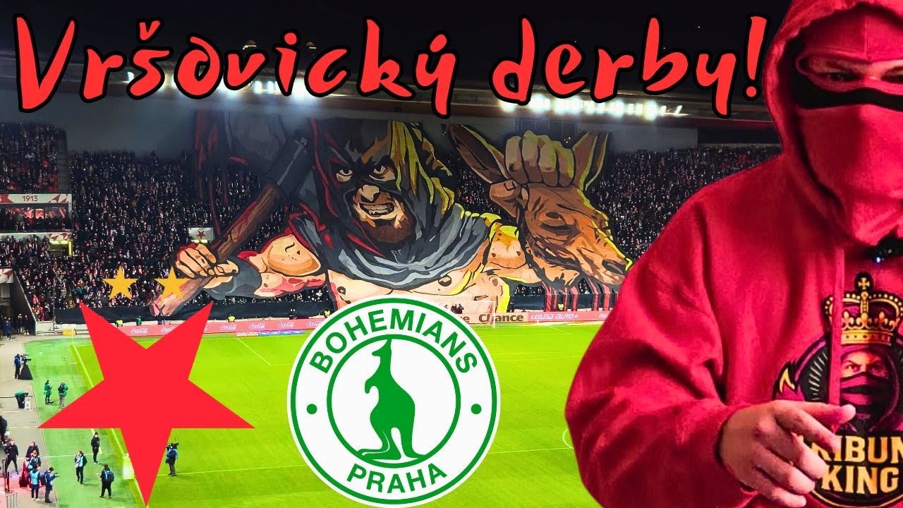 🎼NOVÁ HYMNA SLAVIE PRAHA! Kontroverzní choreo Slavie?🦘Boj o Vršovice v derby Slavia ⚔ Bohemians!