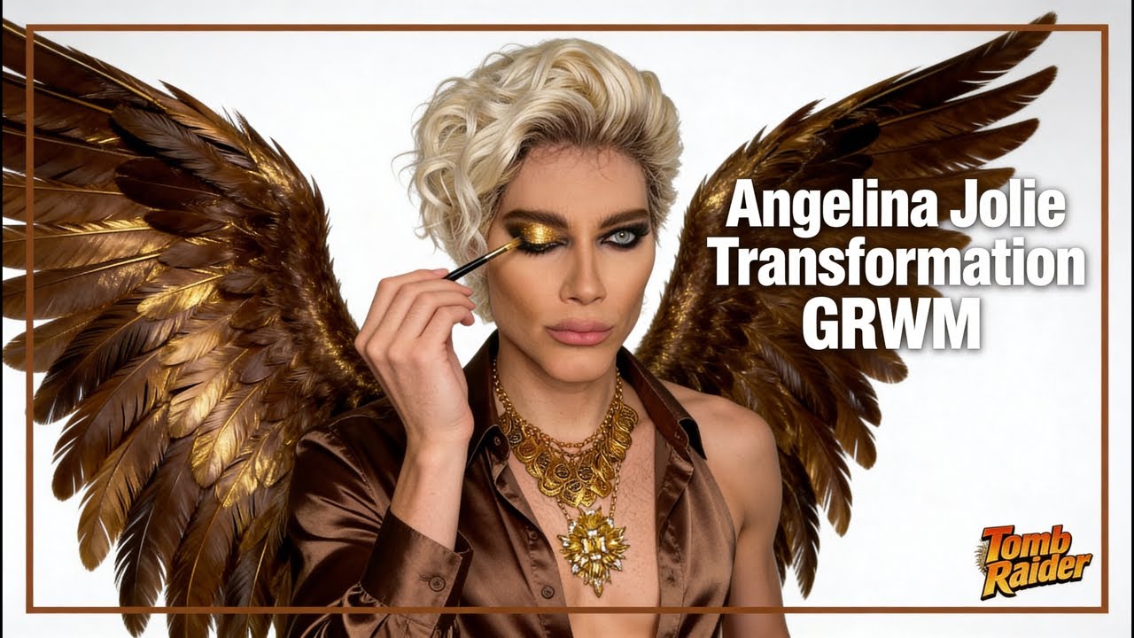 Angelina Jolie Transformation GRWM with TIAGO AZEVEDO