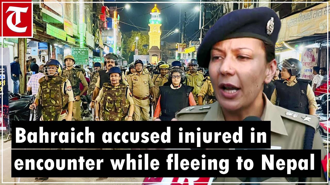 Bahraich violence: Two murder accused shot at by police while trying to flee near Nepal border