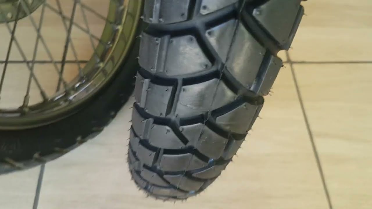 XRE 190 APRESENTANDO PNEU DIANTEIRO RINALDI RALLYE.