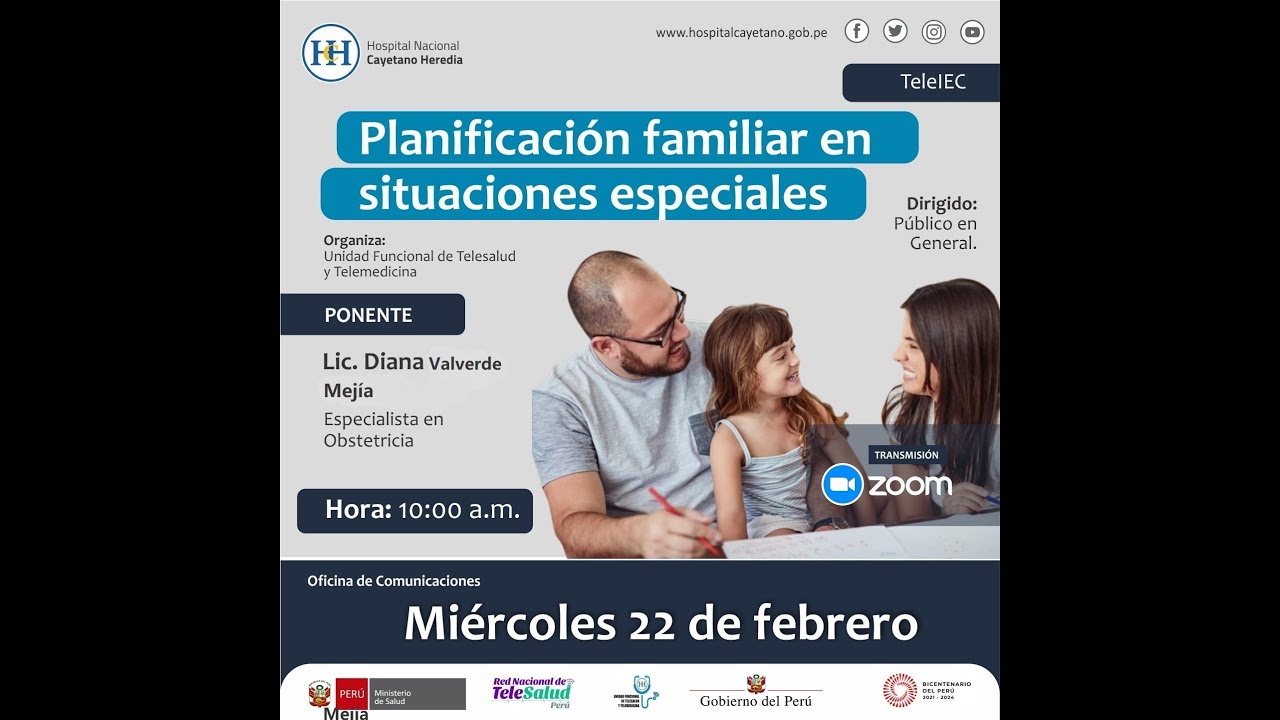 Planificación familiar en situaciones especiales.