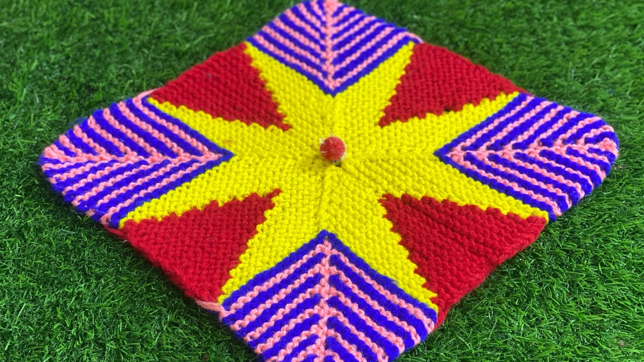 बहुत ही आसानी से बनाए नयी डिज़ाइन का पाएदान/ New design easy & simple doormat