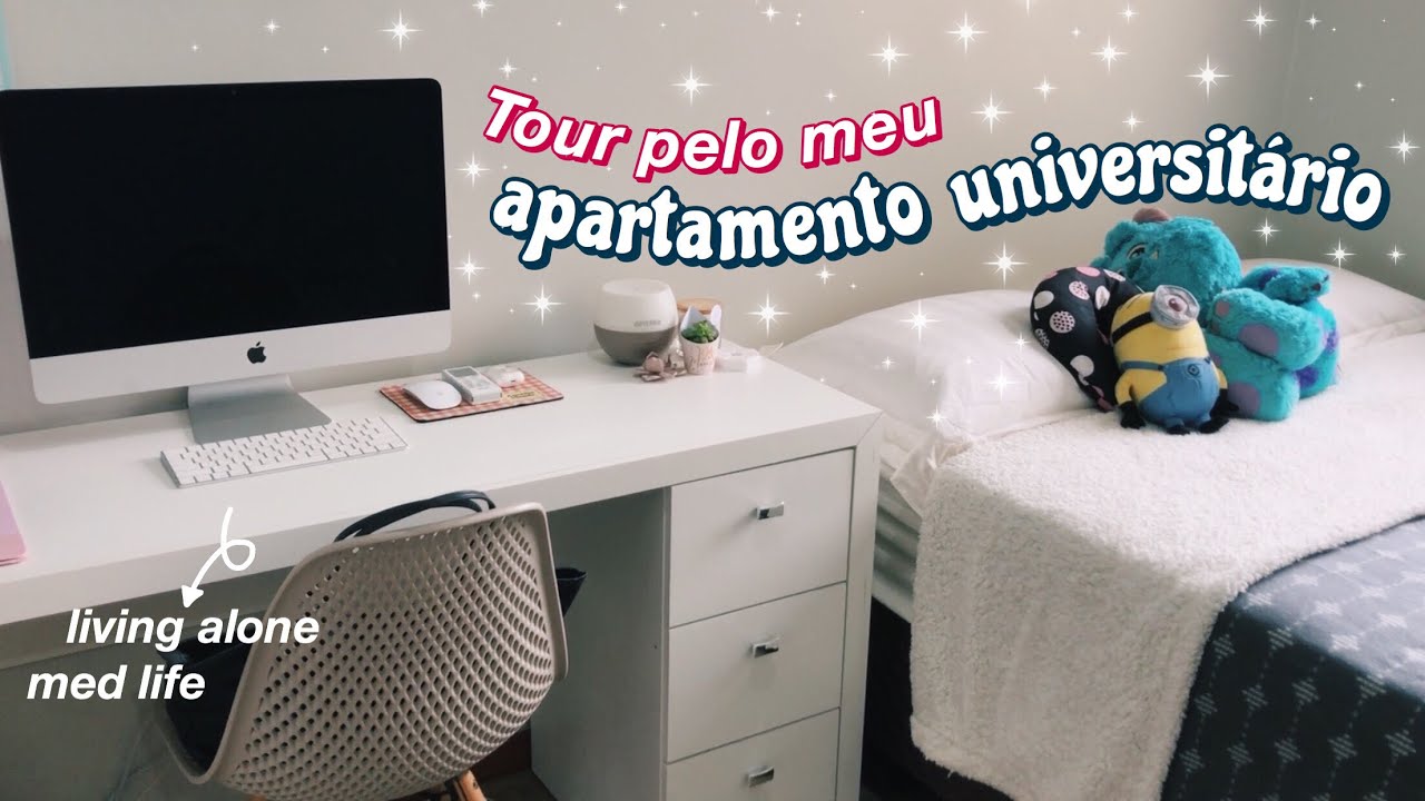 tour pelo meu APARTAMENTO UNIVERSITÁRIO💗🏙🧺 ep. 7