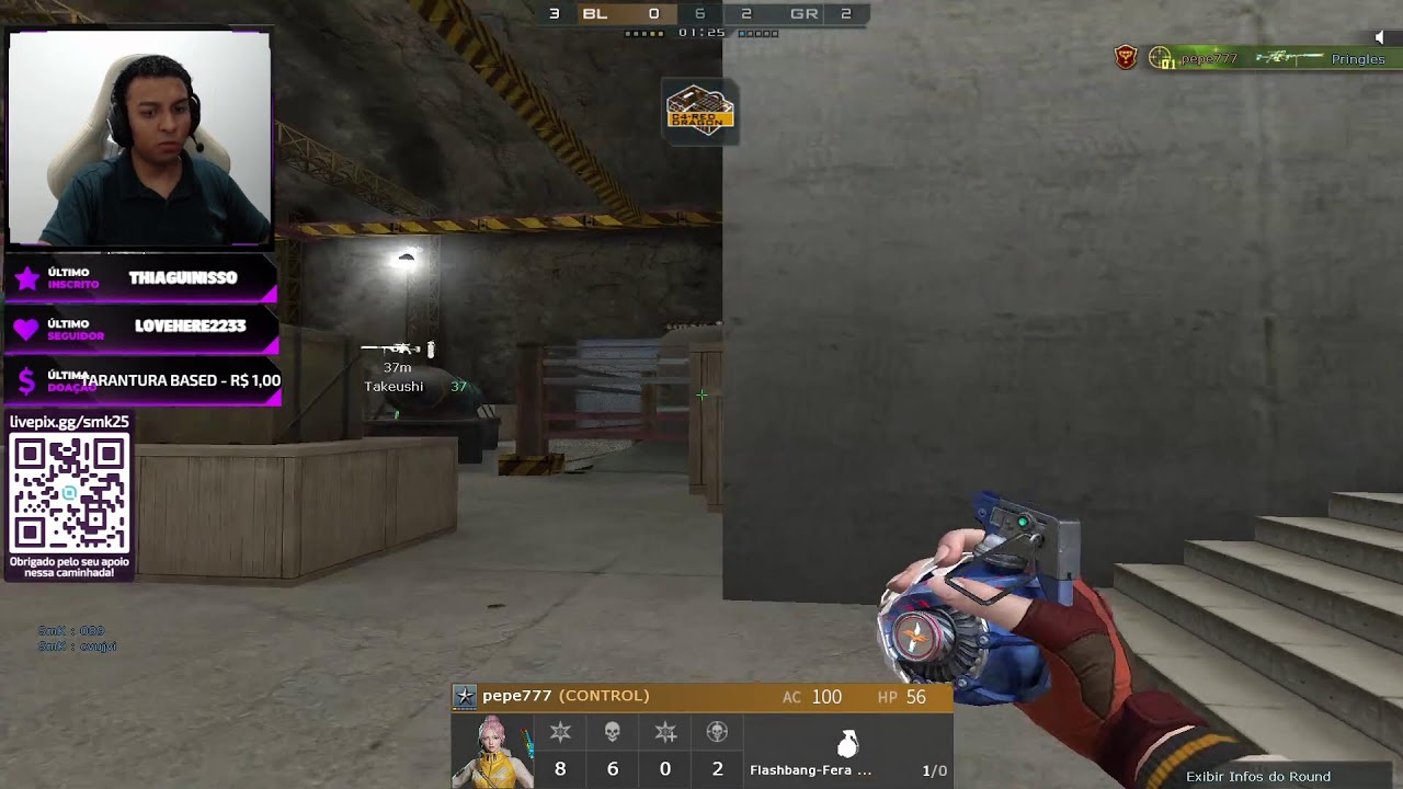 🔴CROSSFIRE DM e Rankeds 🔥CHAT NA ROXINHA