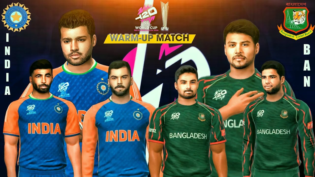 ICC WT20 2024 In RC24 | IND vs BAN | Warm-Up Match 🏏