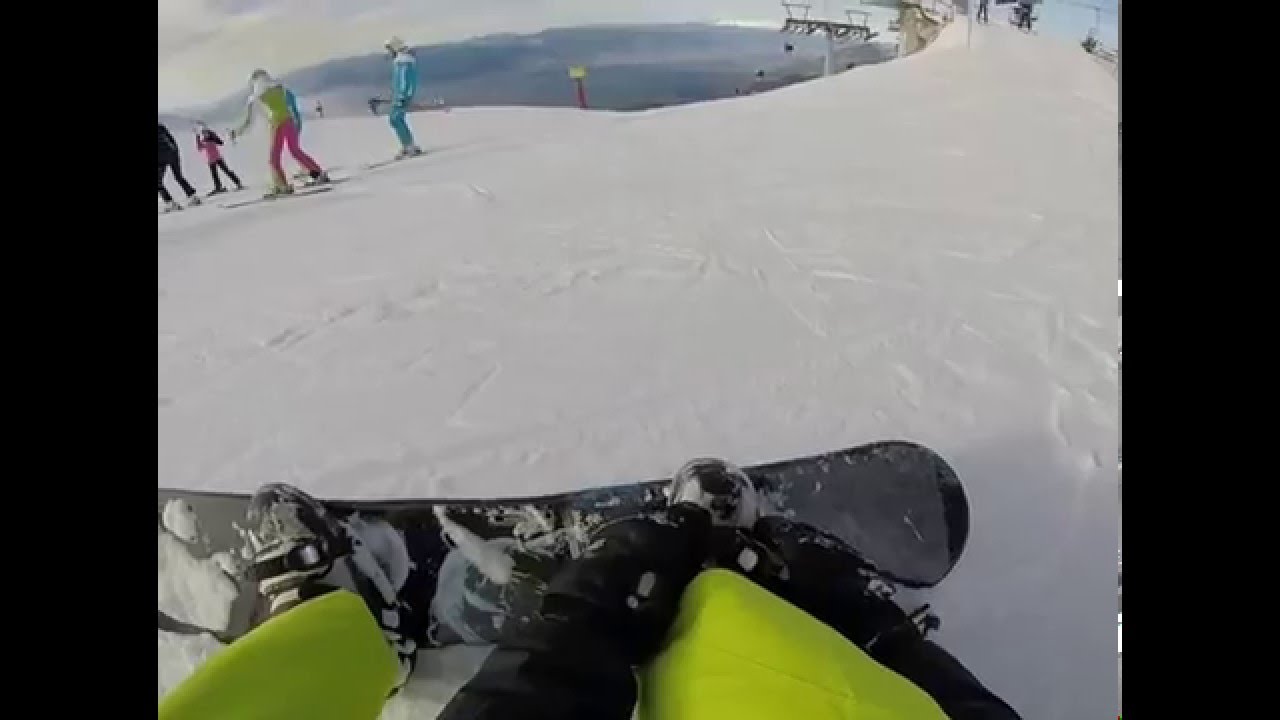 Snowboarding at Krvavec