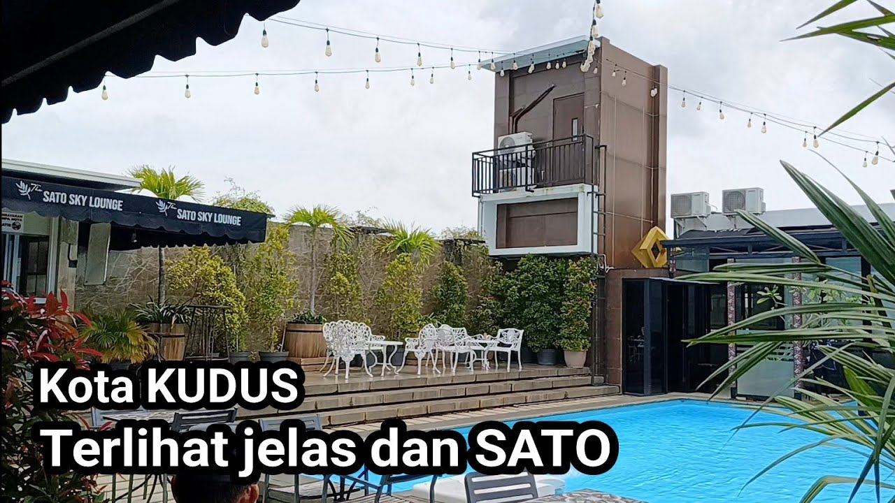 Terlihat jelas kota KUDUS dari The SATO
