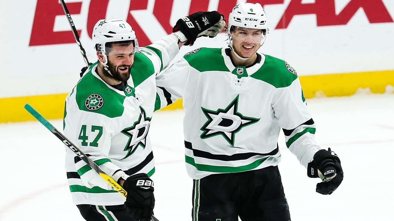 Miro Heiskanen finishes beautiful feed from Roope Hintz on 4-on-4 rush