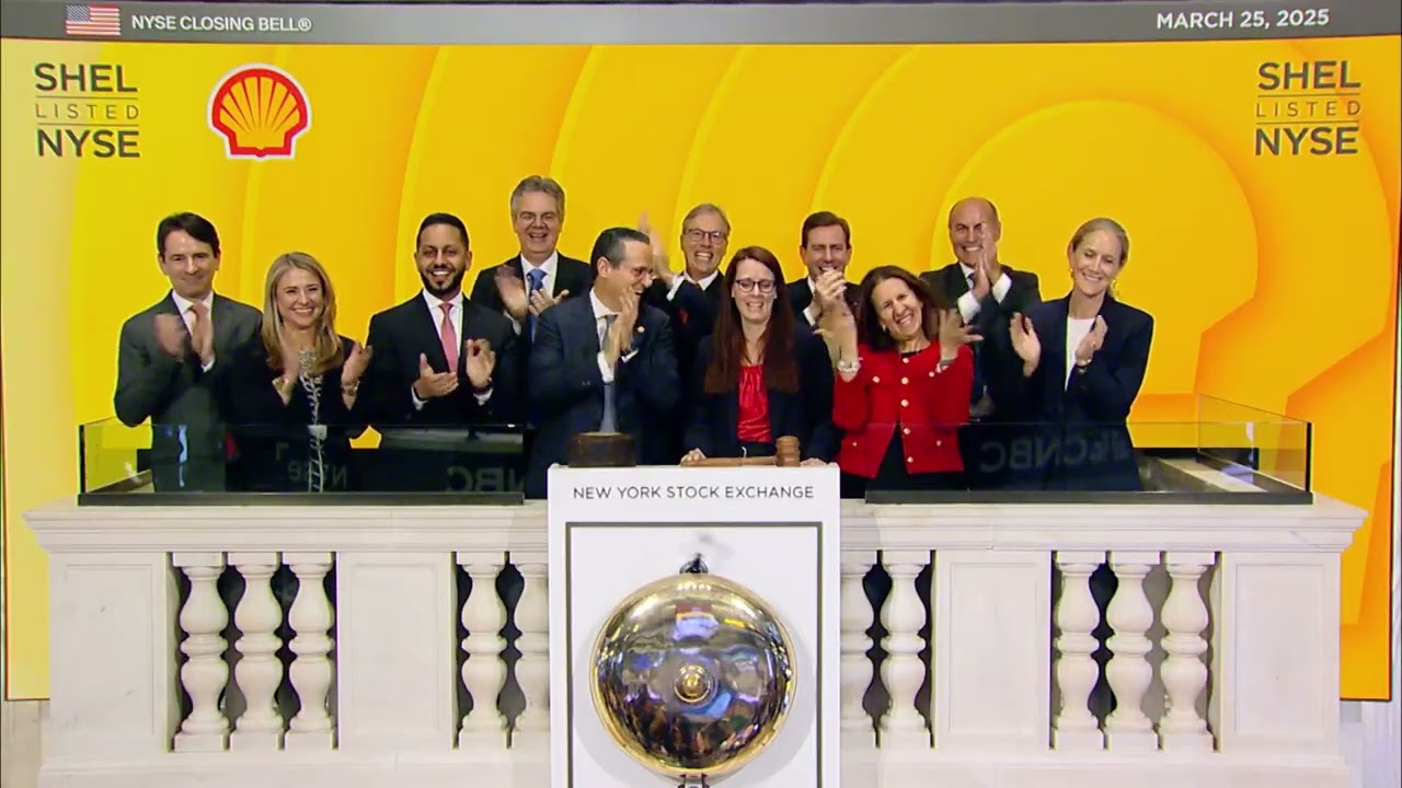 Shell Plc (NYSE: SHEL) Rings The Closing Bell®