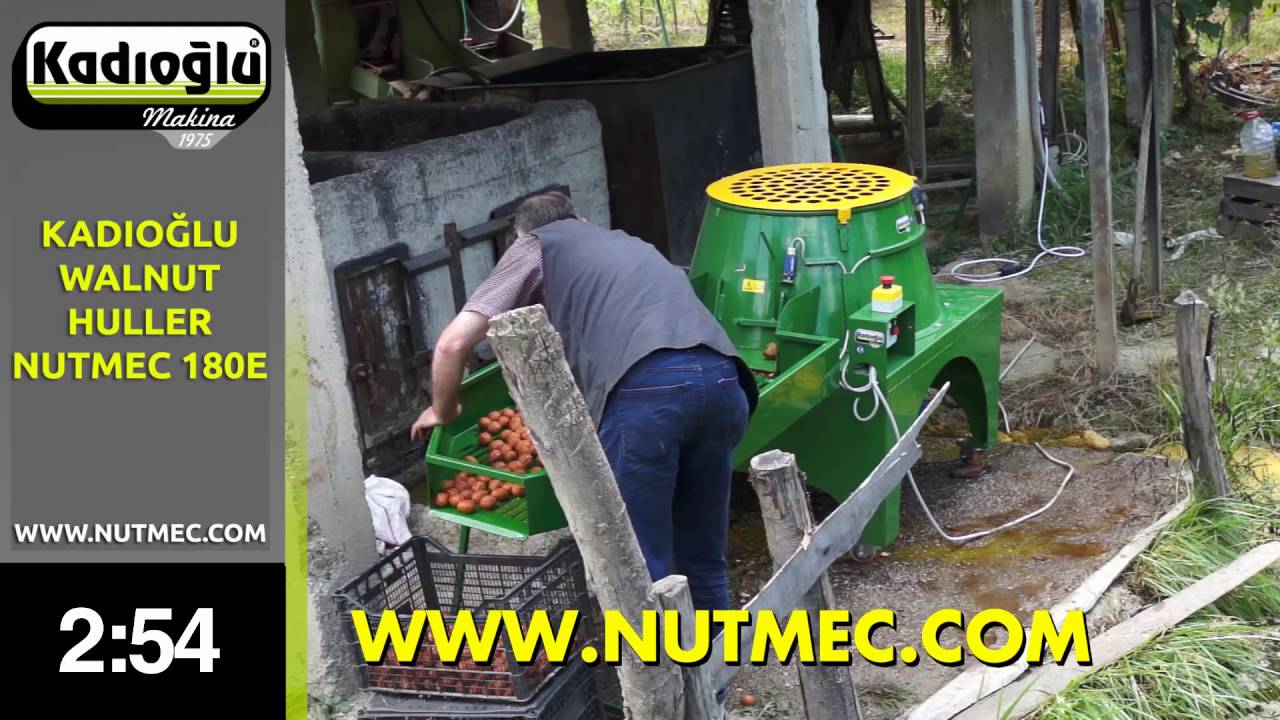 WALNUT HULLING CLEANING MACHINE - 2016 - LONG VERSION