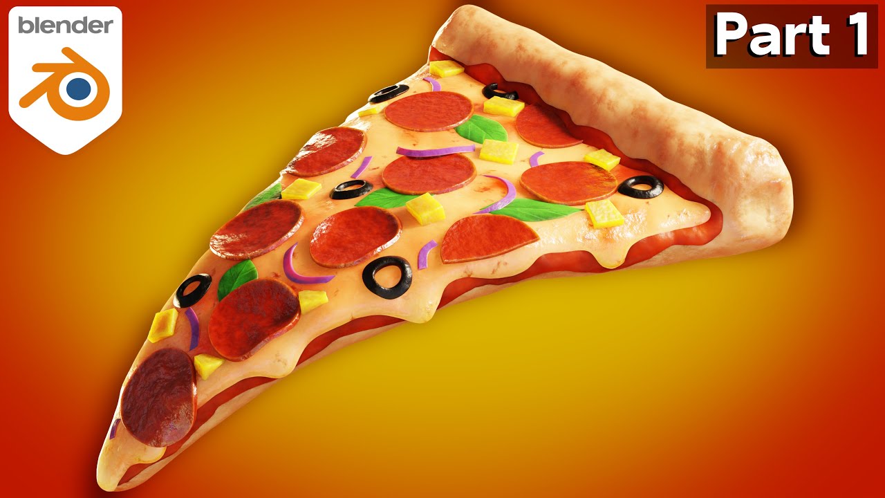 Pizza Slice 🍕 Part 1 (Blender Tutorial)