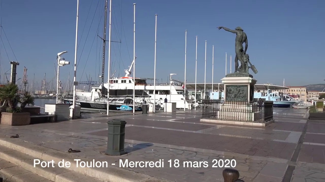 Coronavirus Covid-19, le port de Toulon au temps du confinement