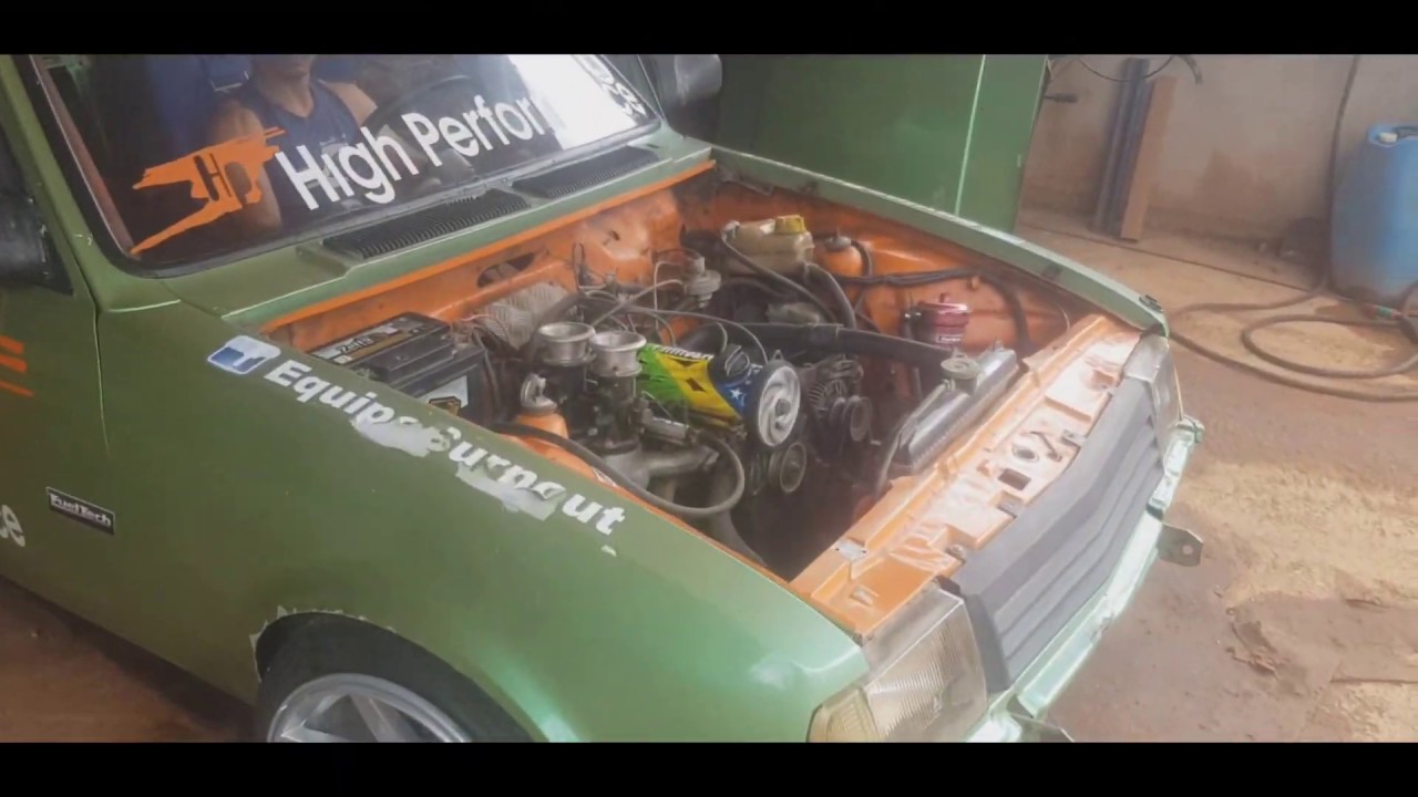 FUNCIONANDO O CHEVETTE + Burnout de leve - @93Drift - Chevette Aspirado
