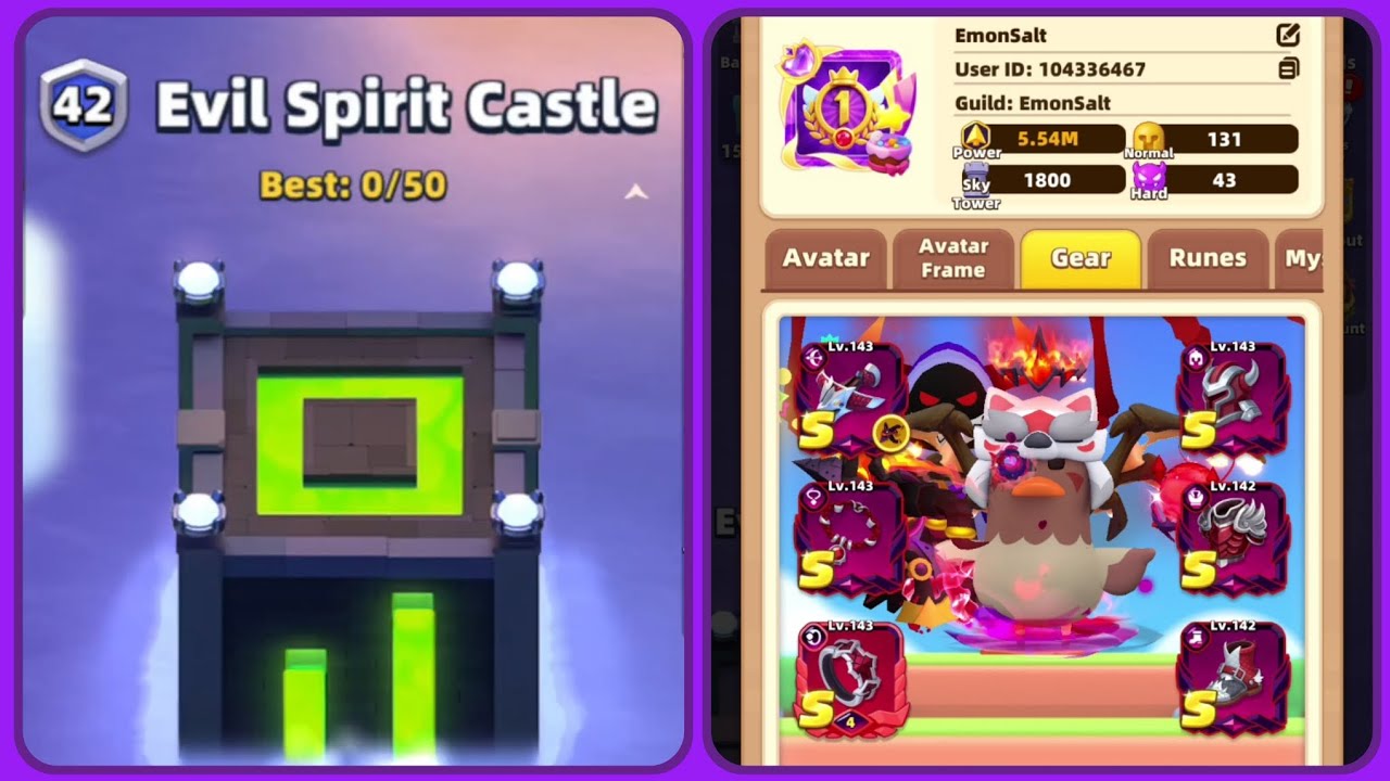 Archero 2 &mdash; Hard 42: Evil Spirit Castle