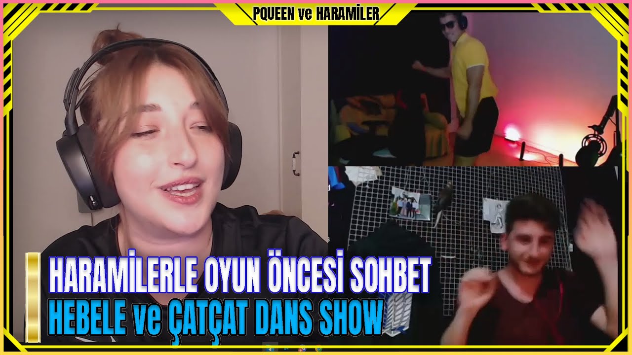 Pqueen - Haramilerle Oyun Öncesi Sohbet! Hebele ve Çatçat Dans Show Yapıyor!