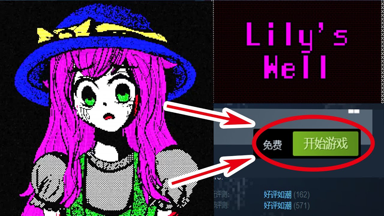 Steam冷門免費遊戲，詭異瘋狂腦洞深淵！《Lily's well》全結局、隱藏結局、劇情解析