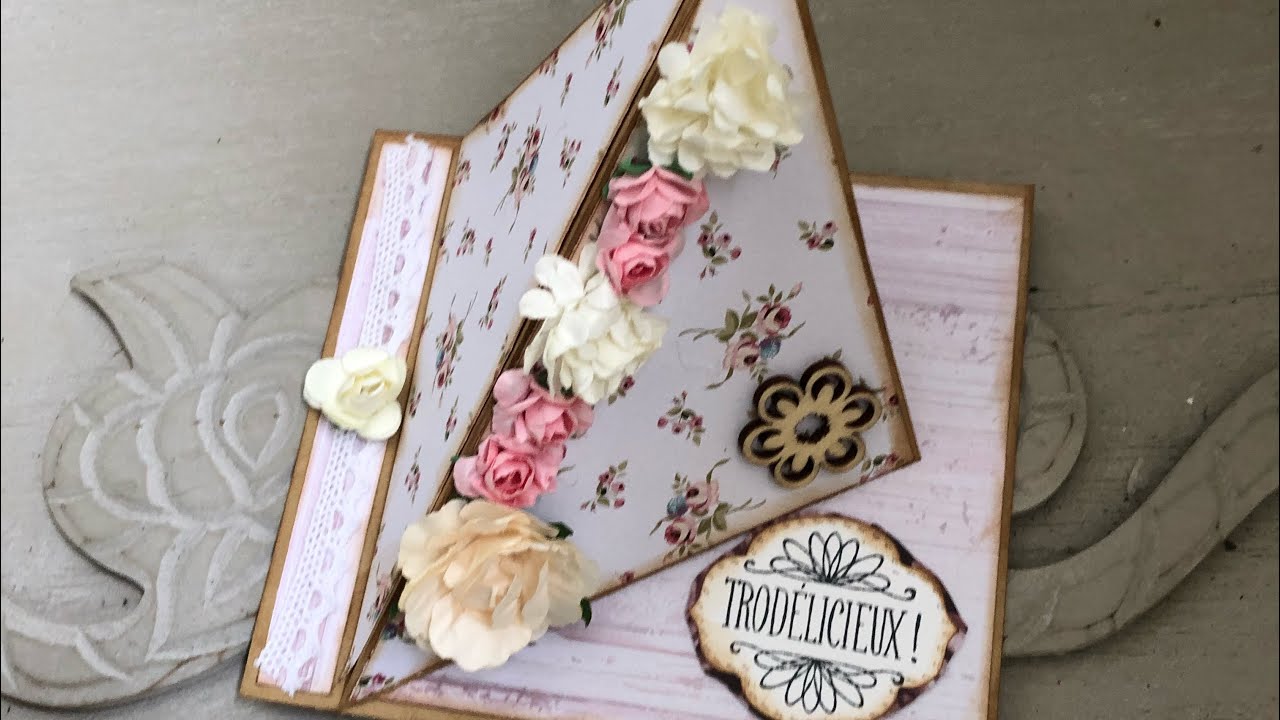TUTO CARTE CHEVALET FACILE (idée carte fete des méres)🥰