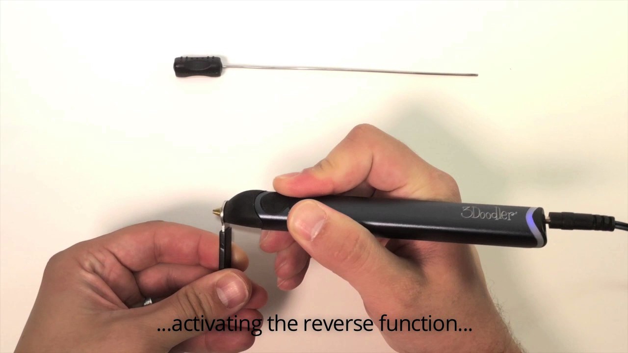 3Doodler Create 3D Printing Pen | Using The Unblocking Tool
