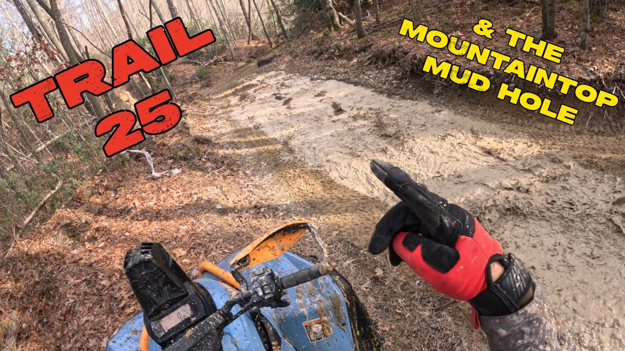 The Mud Hole On Top Of Trail 25 - Spearhead Trails VA