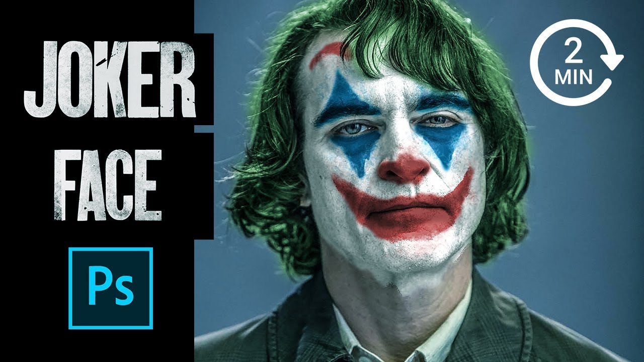 MAKE A JOKER in 2 Min | PHOTOSHOP TUTORIAL | MURPHYSKY
