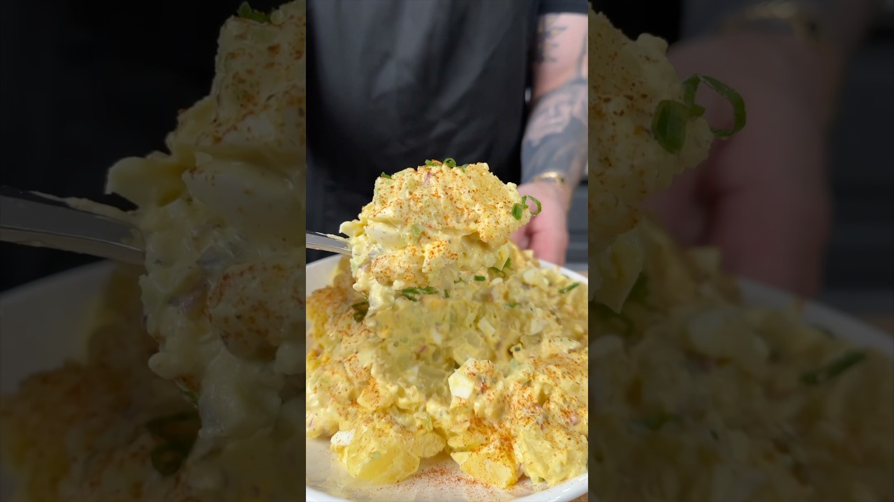 Is potato salad a top 3 cookout side? #makeithappen #recipes