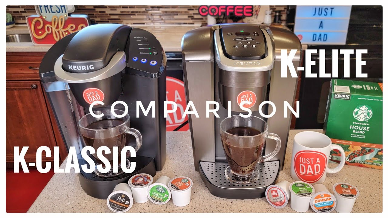 Keurig K-Classic vs K-Elite Coffee Maker K-Cup Brewer Comparison    Which One Is Better???
