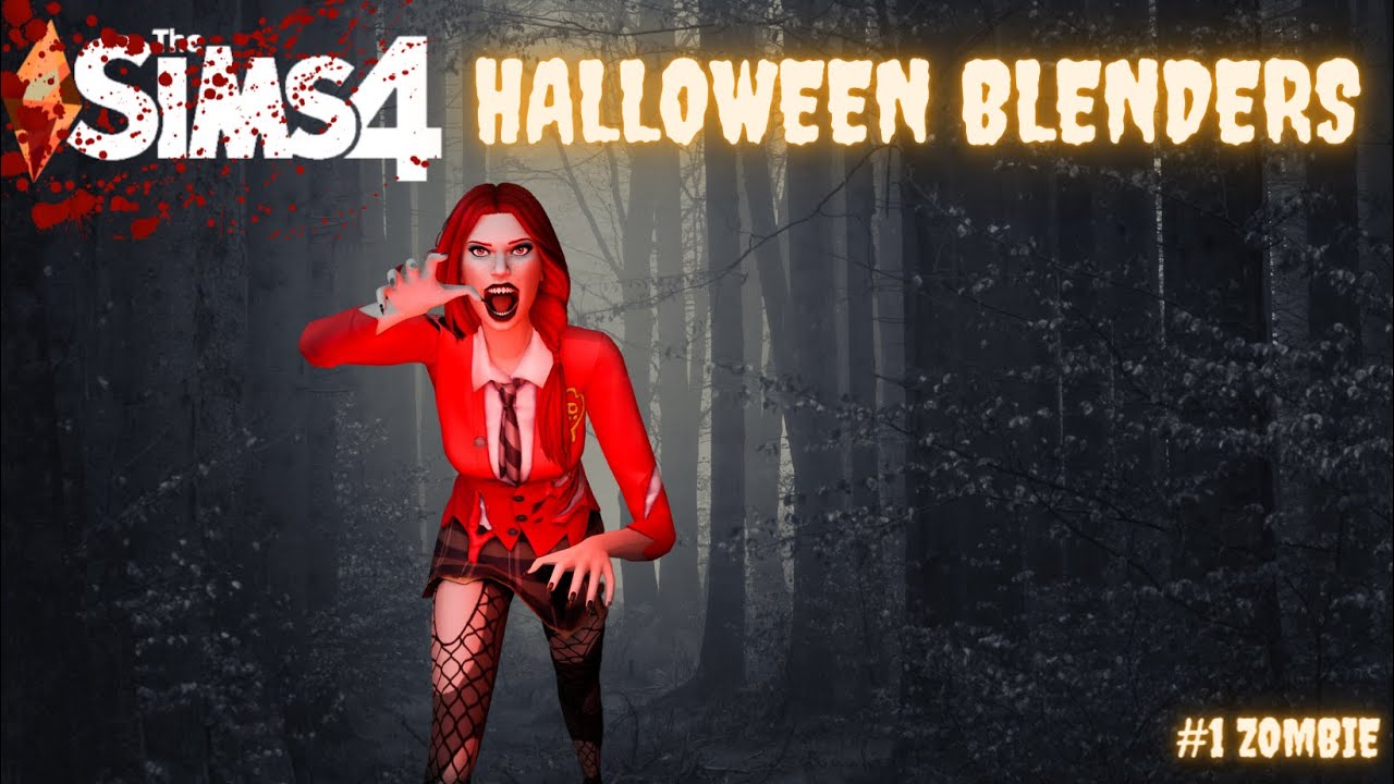 The Sims 4 🎃 Halloween Blenders 🎃 Zombies! 🎃