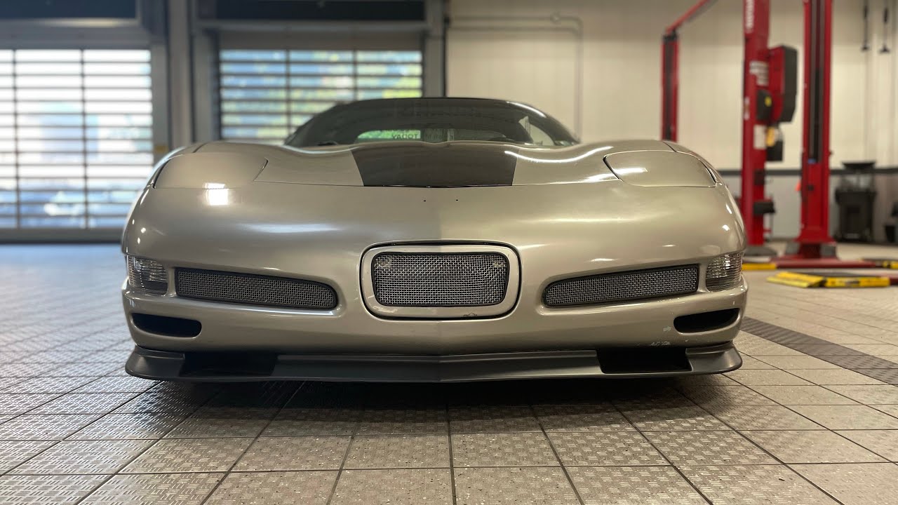 Corvette C5- DIY License Plate Filler Mod with Z06 Mesh