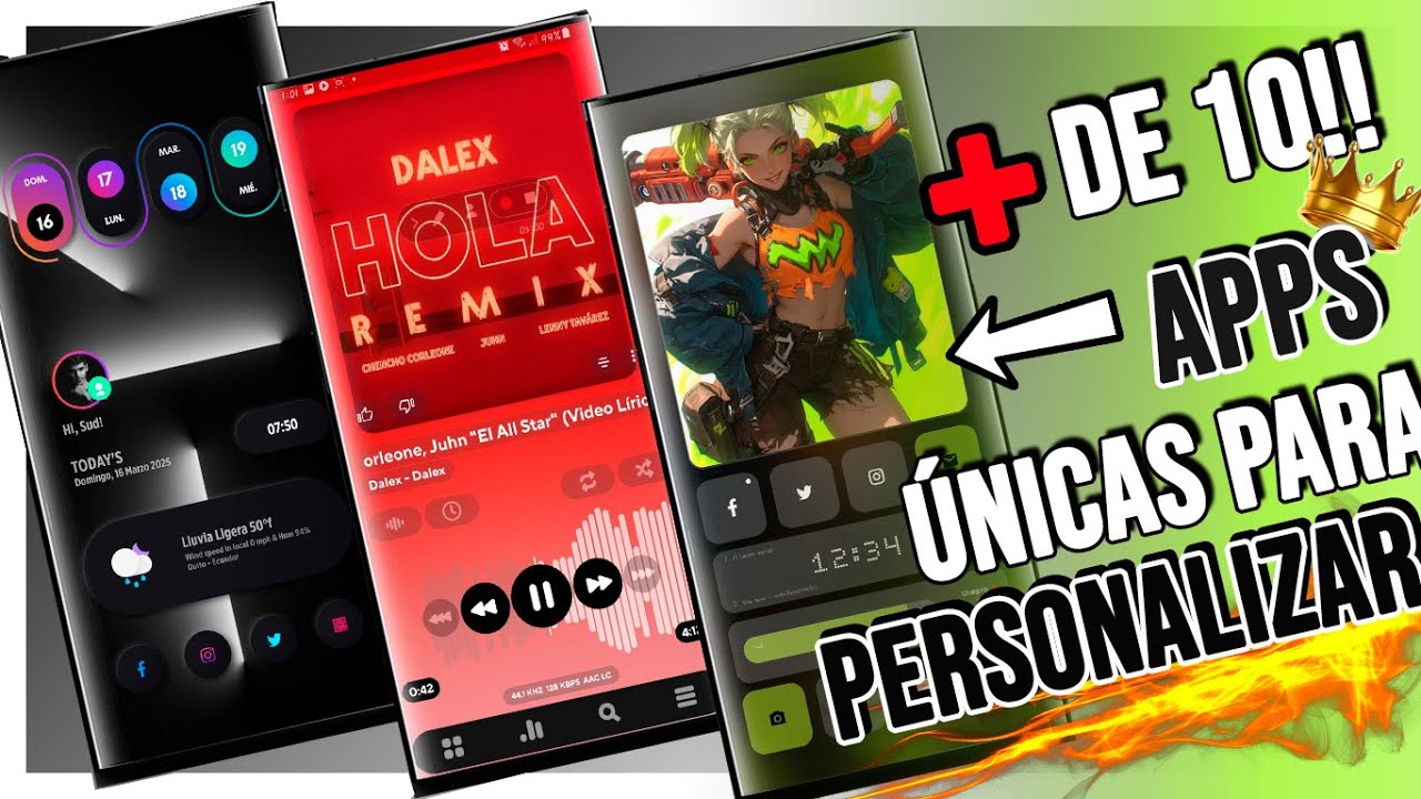🔥TRANSFORMA TU ANDROID COMO UN *PRO* / M&Aacute;S de 10 Aplicaciones &Uacute;NICAS para Personalizar Tu Celular 🤯📲