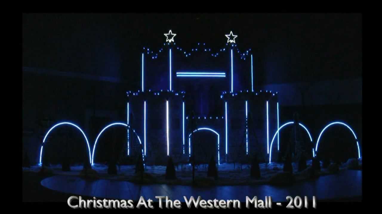 Award Winning Christmas Lights at the Western Mall 2011- A Christmas Rock Medley by Richard Campbell