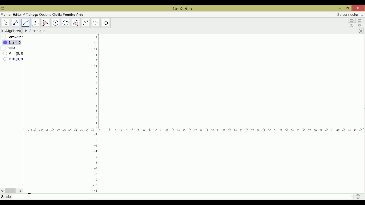 Construction sur GEOGEBRA