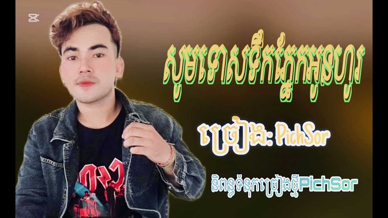 សូមទោសទឹកភ្នែកសង្សារ -ច្រៀង ពេជ្រ ស - PichSor