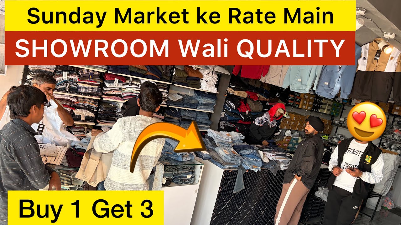 Dehradun का सबसे Cheapest men’s Wear Showroom🔥 Sunday Market वाले Rate में Branded Clothes #dehradun