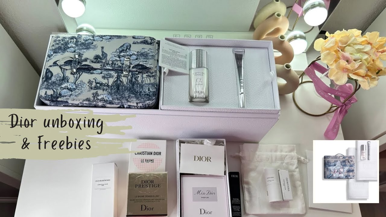 Huge Dior Beauty unboxing with promo code items