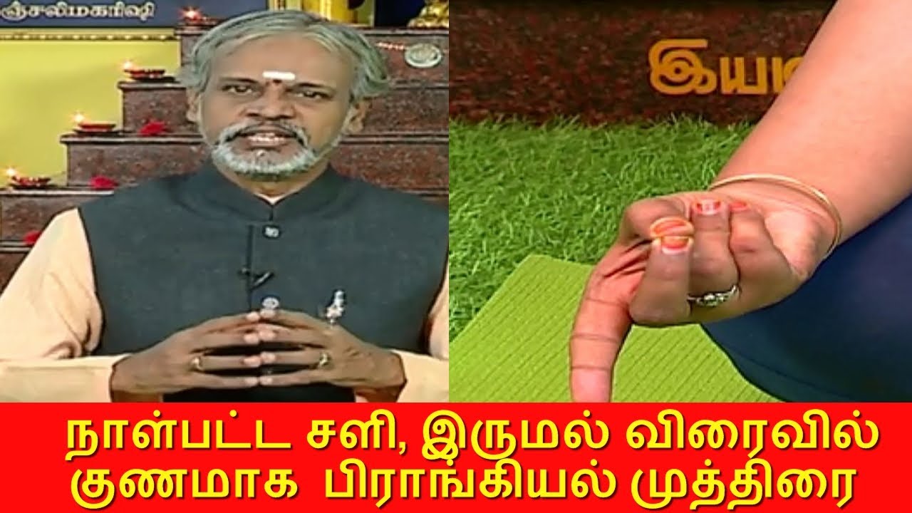 இருமல், சளி, மூச்சு வாங்குதலுக்கு யோகா I Krishnan Balaji I Degam sirakka yoga.
