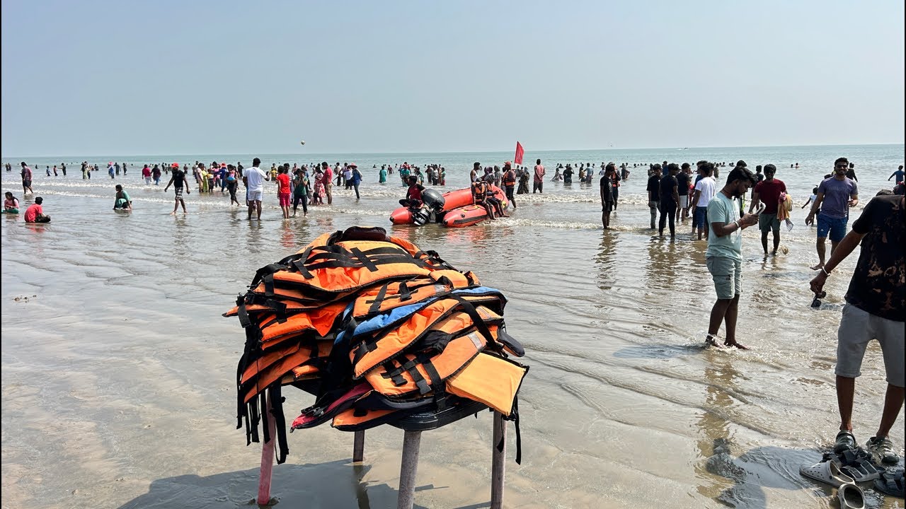 শুক্রবার দুপুরে নিউ দীঘার সমুদ্র সৈকত থেকে লাইভ।