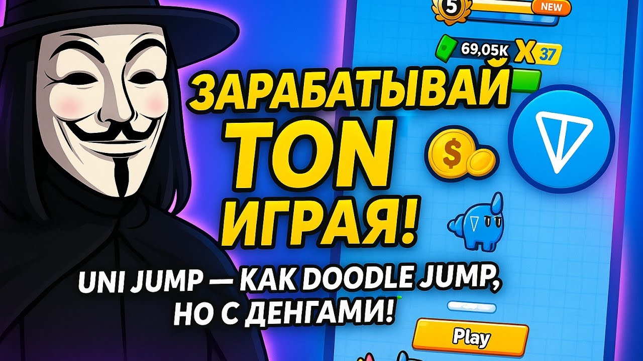 Uni Jamp Как заработать криптовалюту без вложений в 2025 году?