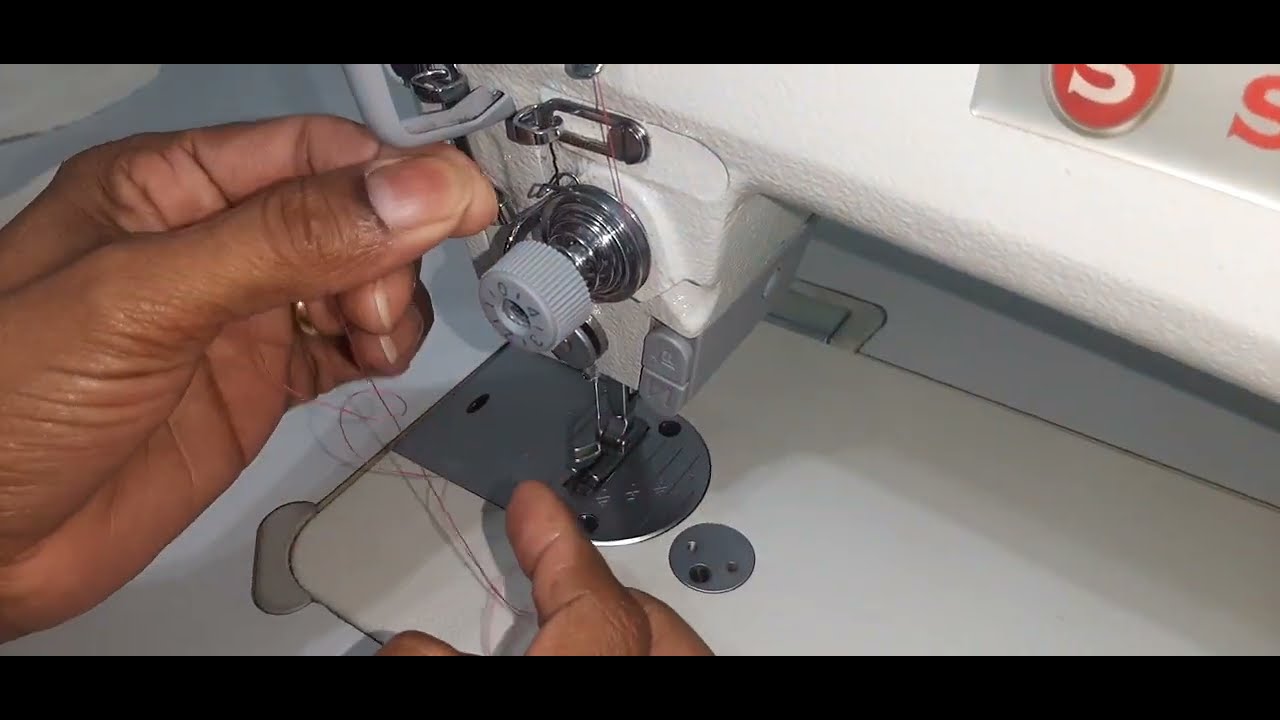 COMO COLOCAR A LINHA NA MÁQUINA SINGER RETA INDUSTRIAL 151G - 20G