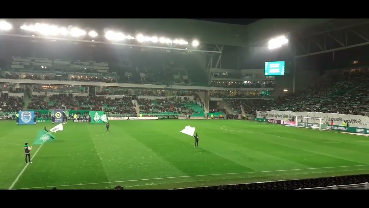 Ambiance Saint-Étienne Geoffroy Guichard (ASSE - TROYES Ligue 1)