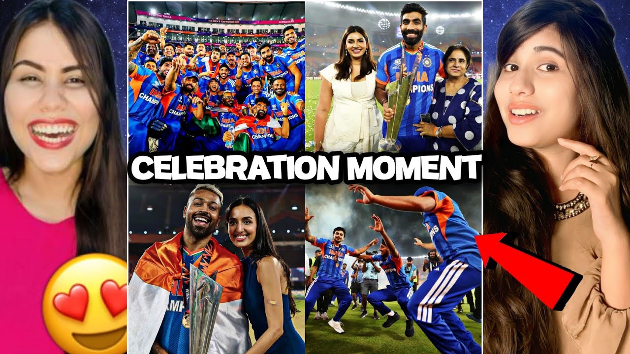 Team India World Cup Celebration 🇮🇳🏆 | Family Moments Reaction