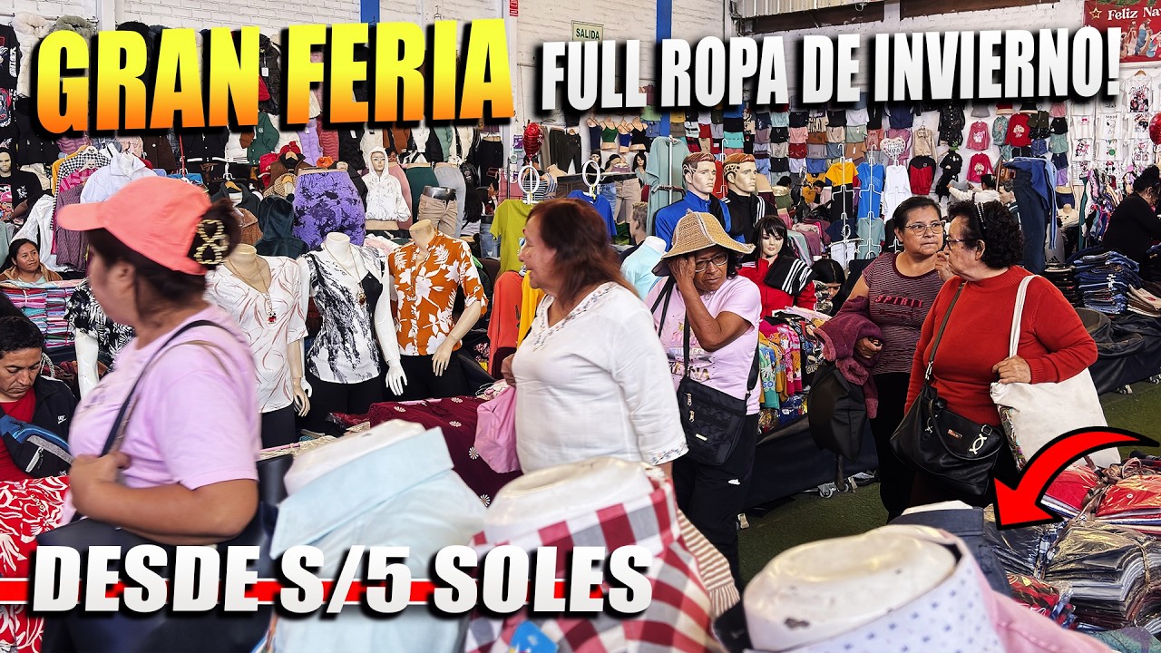 🔥 FUI A UNA FERIA GIGANTE de FULL ROPA INVIERNO 100% PERUANA ¿MÁS BARATO QUE GAMARRA?