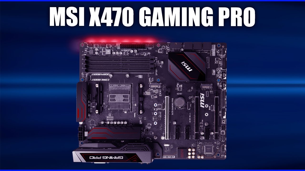 Материнская плата MSI X470 GAMING PRO