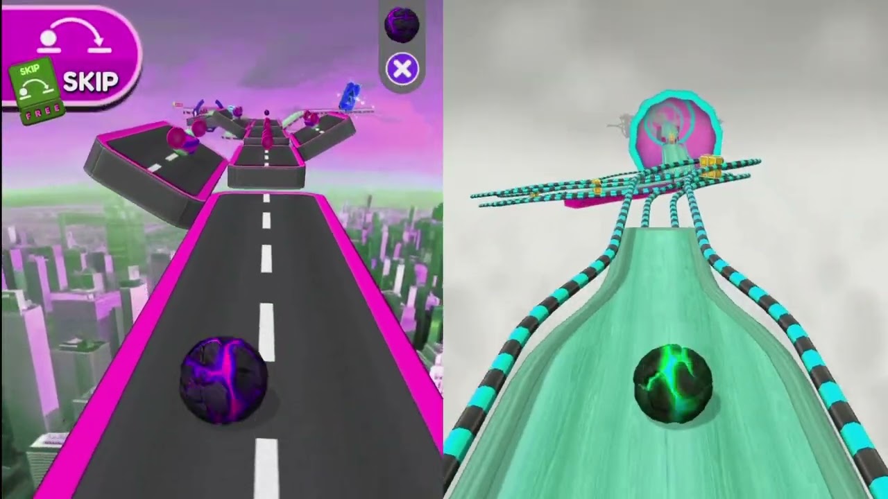 Going Balls Vs Reverse Balls Speedrun Walkthrough Gameplay