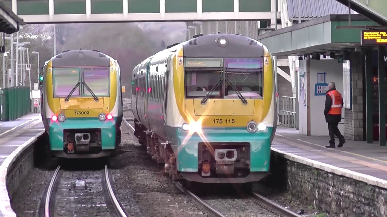 Trains at Bridgend and Pencoed 26/01/18