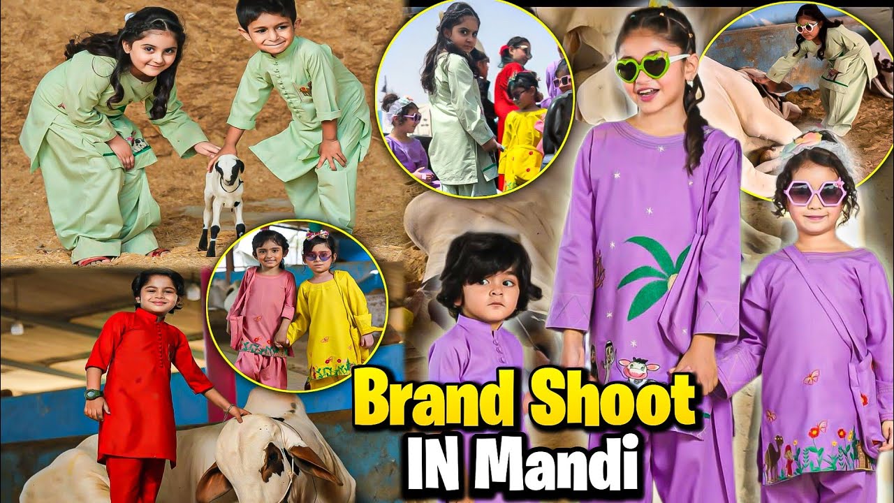 Brand Shoot In the Heart Of the Mandi VLOG 😍🫢 🔥 🔥 | Cow Mandi Ka Scene 🐄✨ | Bakra EID 2025 😍✨