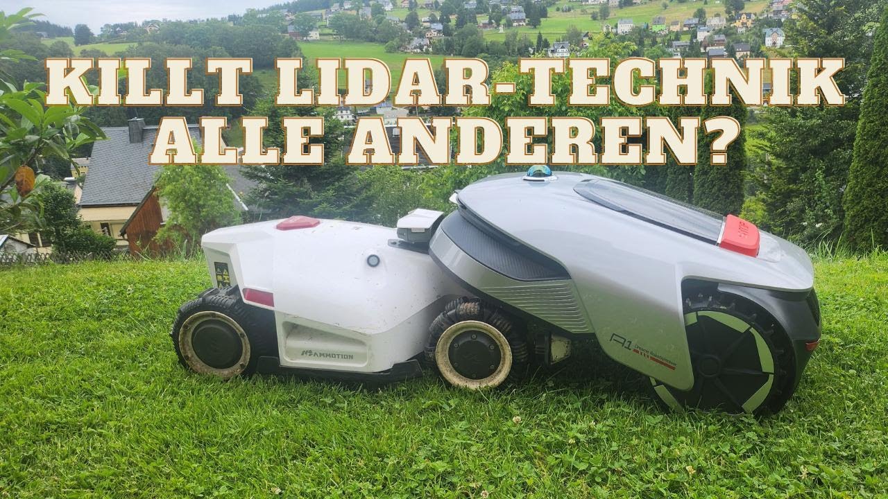 Test: Dreame Roboticmower A1 ohne Draht und Peilsender | was kann die Lidar-Technik?