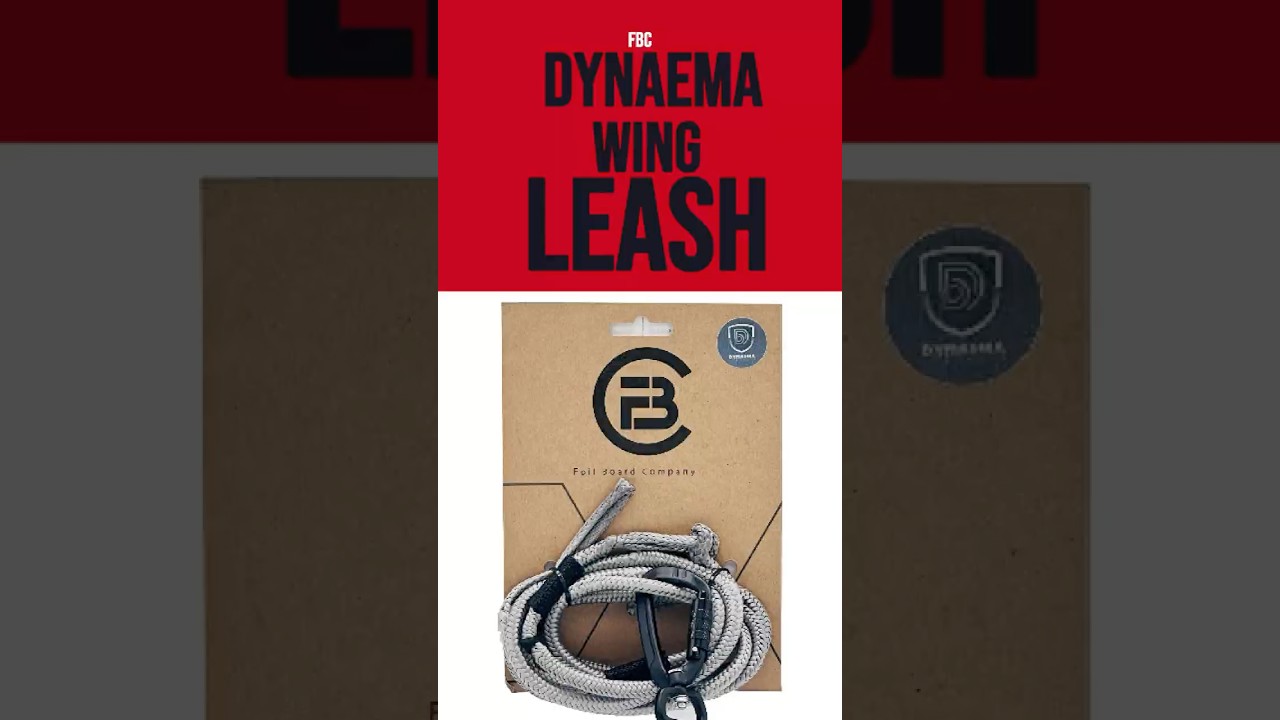 The BEST Wing Foil Dynaema Wing Leash | FoilBoardCompany.com #foilboarding #wingfoil #foiling #foil