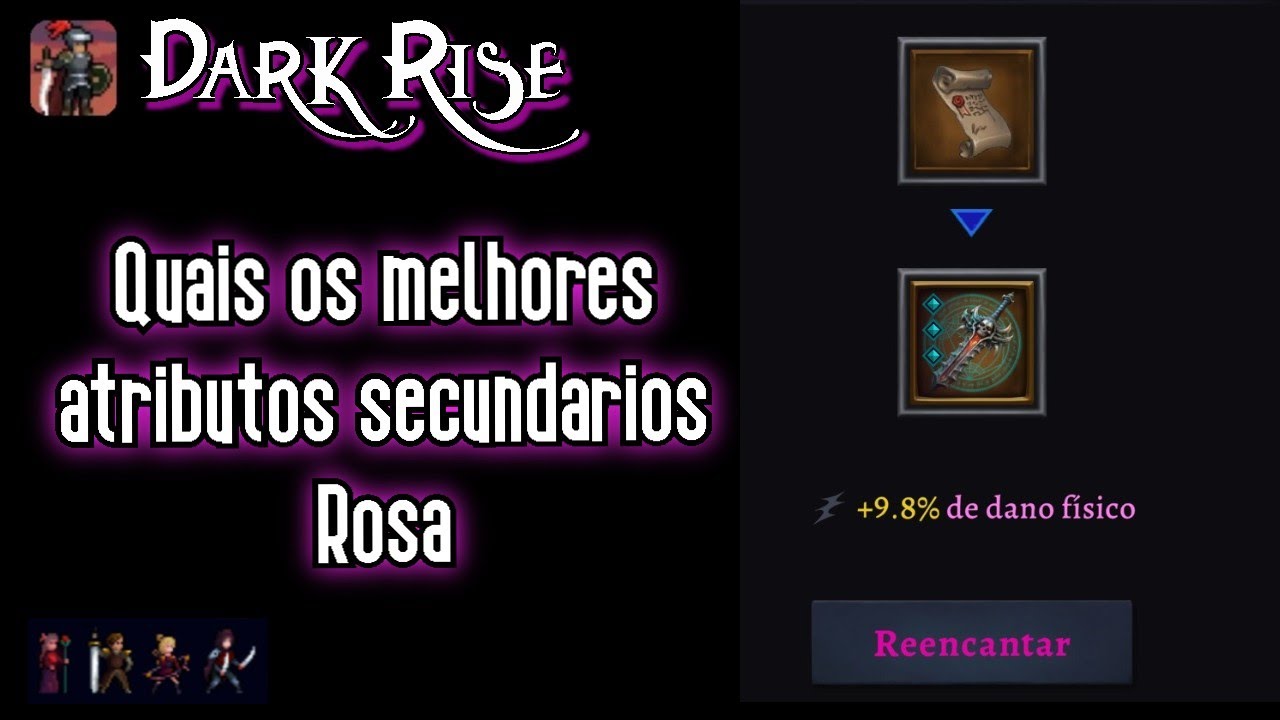 Darkrise: Melhores Atributos Rosa