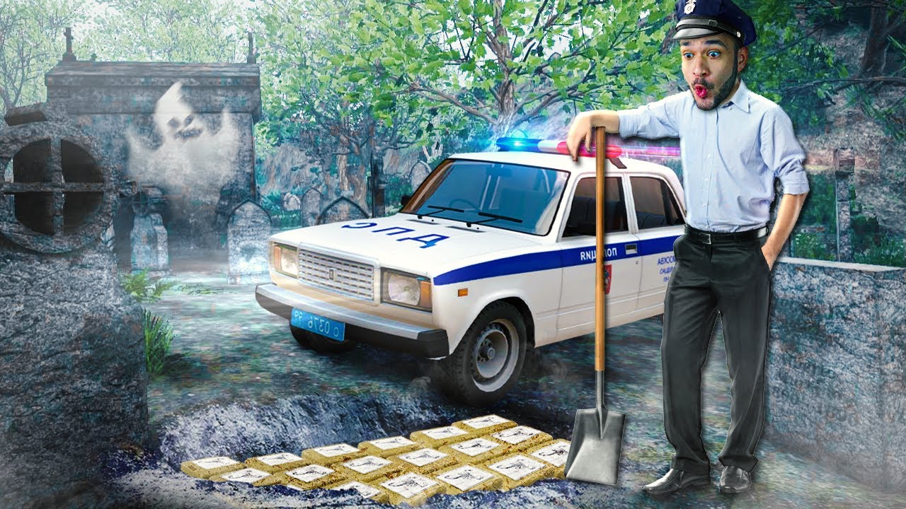 ENCONTREI CONTRABANDO ENTERRADO em um CEMITÉRIO ASSOMBRADO