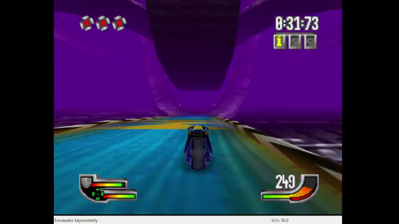 N64, PAL, Emulated, Extreme-G, Time Trials, Space Station 2, 2:34.86, 46.73